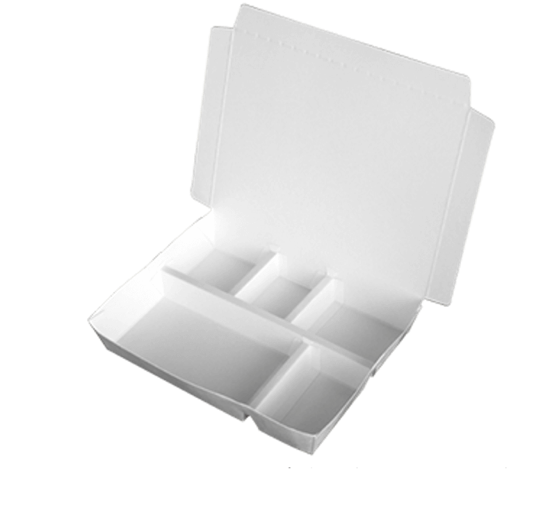 紙 餐盒 上下五格-502W