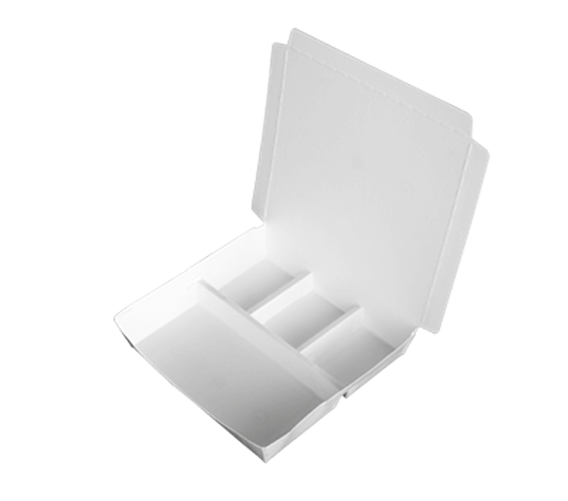 紙 餐盒 上下四格-402(D)