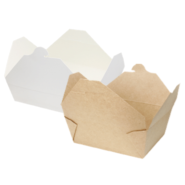 Paper Fold-To-Go Box #4｜96-110oz