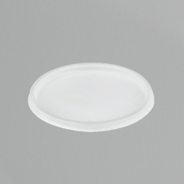 Plastic PP Flat Lid for Deli Cup 117mm-Clear