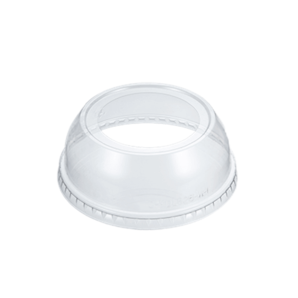 Plastic PET Big Hole Lid-98mm-Clear