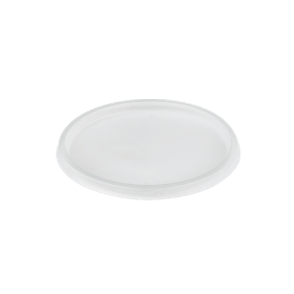 Plastic PP Flat Lid for Deli Cup 117mm-Clear