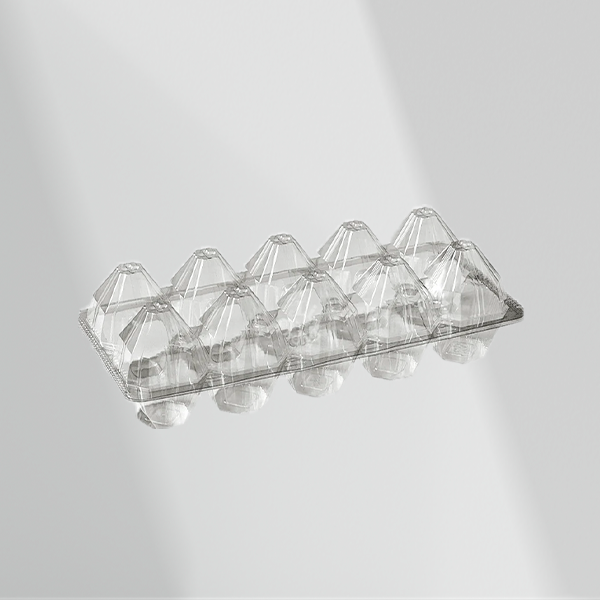 塑膠 PET蛋盒封口式-透明