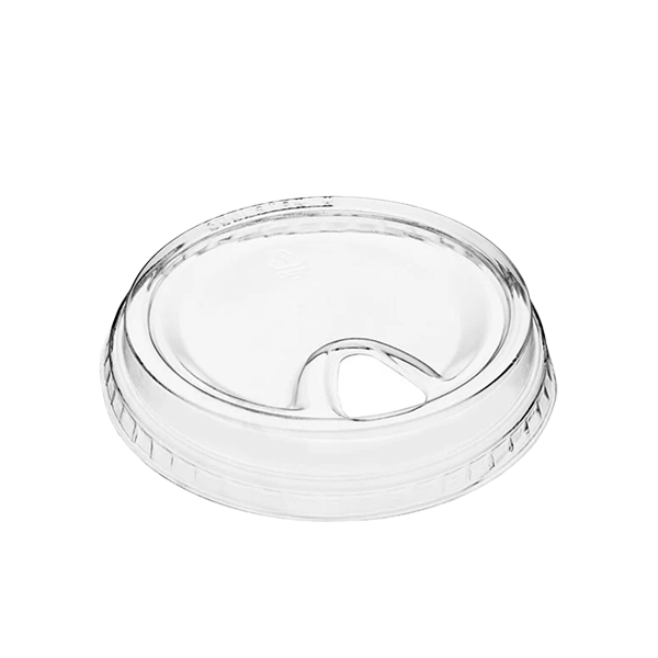 Plastic PET Flat Sip Lid-98mm-Clear