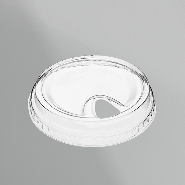 Plastic PET Flat Sip Lid-98mm-Clear