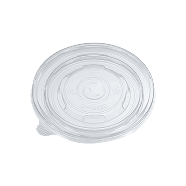Plastic PP Flat-Lid for Soup Cup 520-112mm-Clear