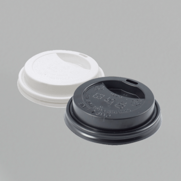 Plastic PP Flat Lid for Coffee Cup-80mm