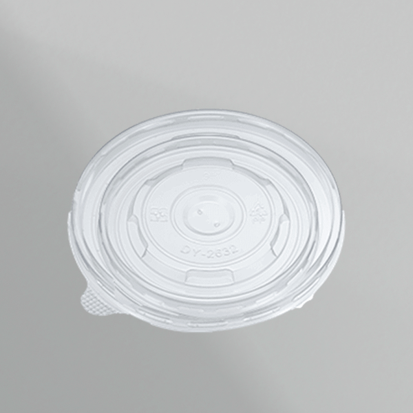 Plastic PP Flat-Lid for Soup Cup 390-102mm-Clear