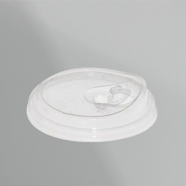 Plastic PET Flip-Top Sip Lid-98mm-Clear